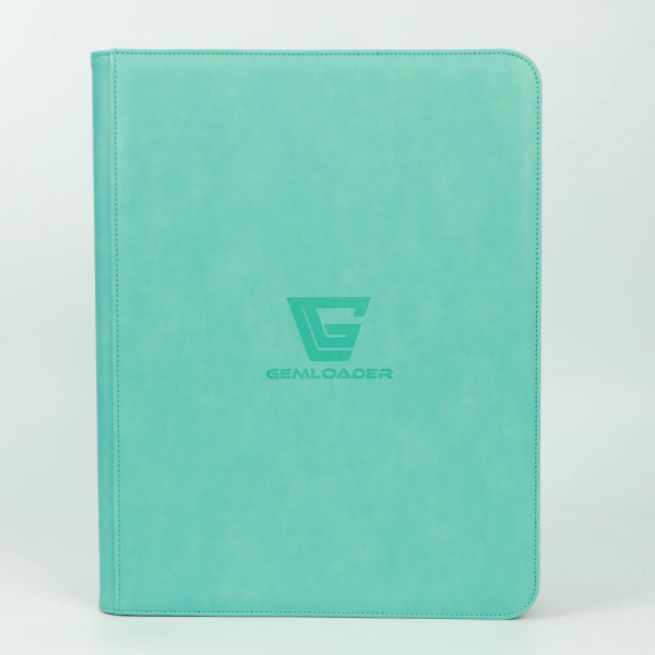 Άλμπουμ Καρτών Premium Toploader Gemloader 3””X4”” Fit collector”s binder [112 Θέσεις] - Tiffany Blue